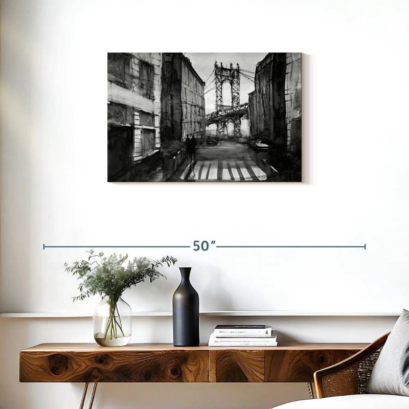 Kavia Black And White NYC, 20" H x 30" W