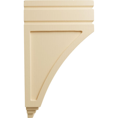 5"W x 6"D x 10 1/2"H Medium San Juan Wood Corbel, Maple