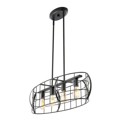 Lustre en fer 4 lumières Daxton