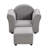 Kids Chair, Kids Upholstered Couch With Ottoman