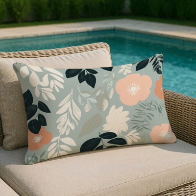 Petal Horizon Indoor And Outdoor Throw Pillow