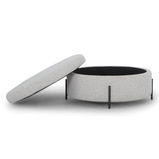 Cori 39" Wide Round Storage Ottoman