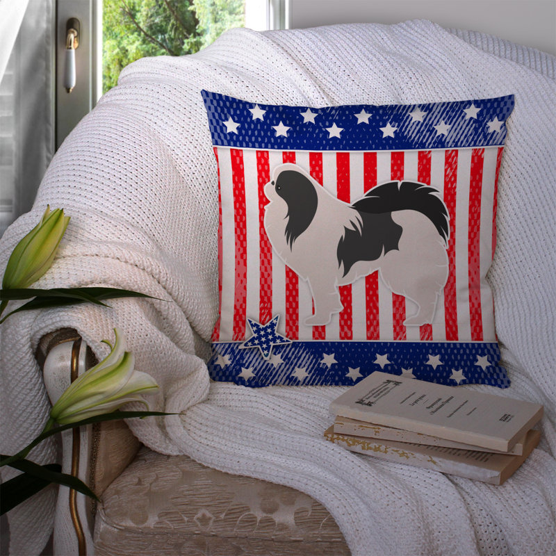 Coussin intérieur/extérieur Patriotic, H 14 po x l 14 po x P 3 po
