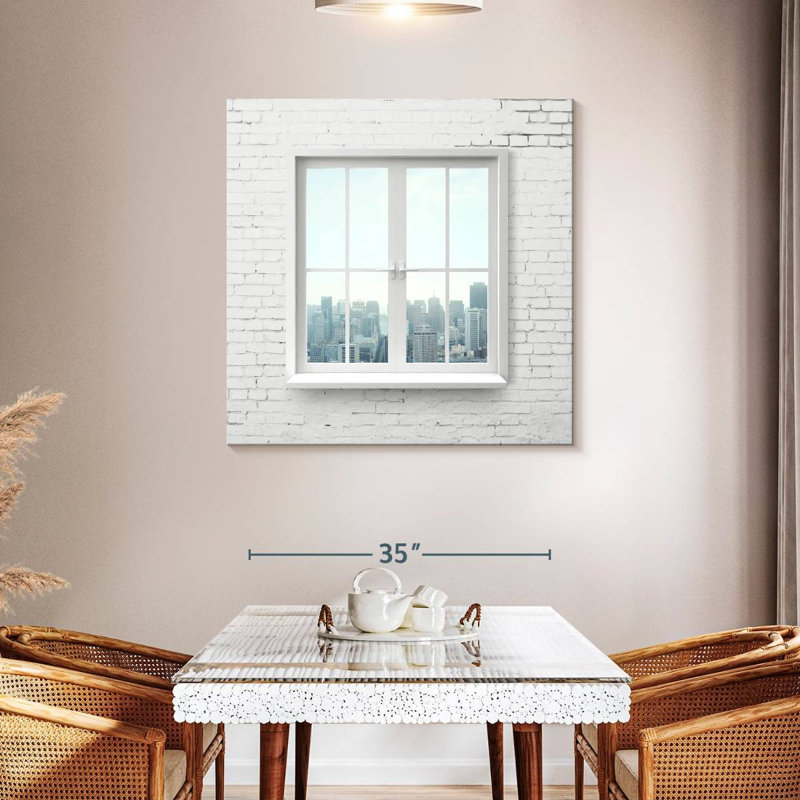 Lilie Window To Clear Skyline, 39" H x 39" W