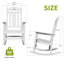 Chaise berçante pour foyer en PEHD-1653519345