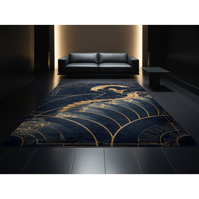 Tapis arc-en-ciel lavable à la machine Wimberley Dragon Rider
