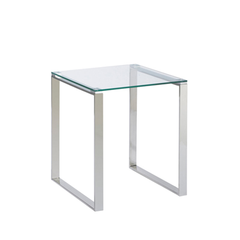Table de bout en verre