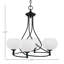 Lustre 4 lumières Sadea illustré avec verre de 7 po-2083167150-2083167148
