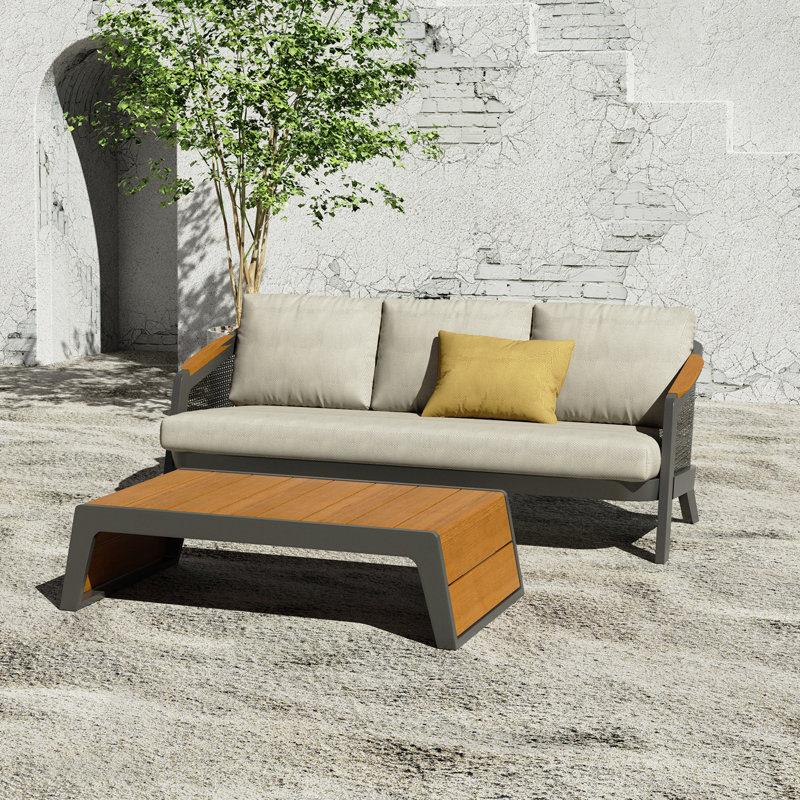 Ensemble de conversation modulaire d'extérieur 2 pièces