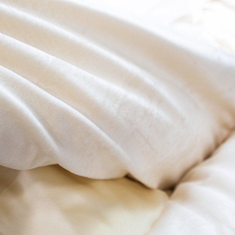 Duchess Throw Blanket, Pearl