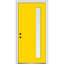Porte d'entrée pré-suspendue en acier peint 1 lumière-40559148-40559150-40559163