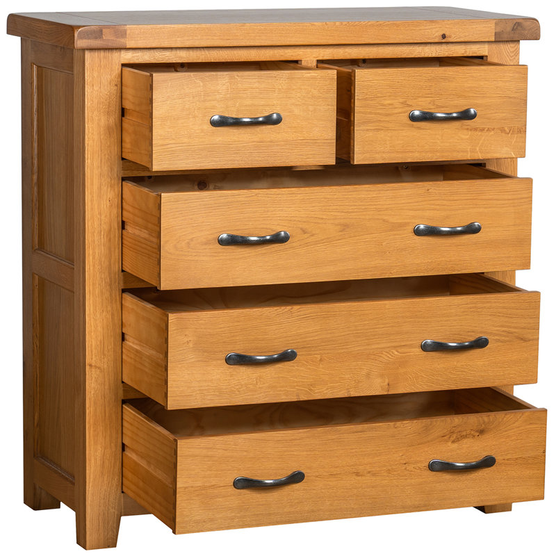 Thornbury 95cm W 5 - Drawer Chest of Drawers