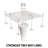 31.5" White Round Dining Table (Only Including Table)