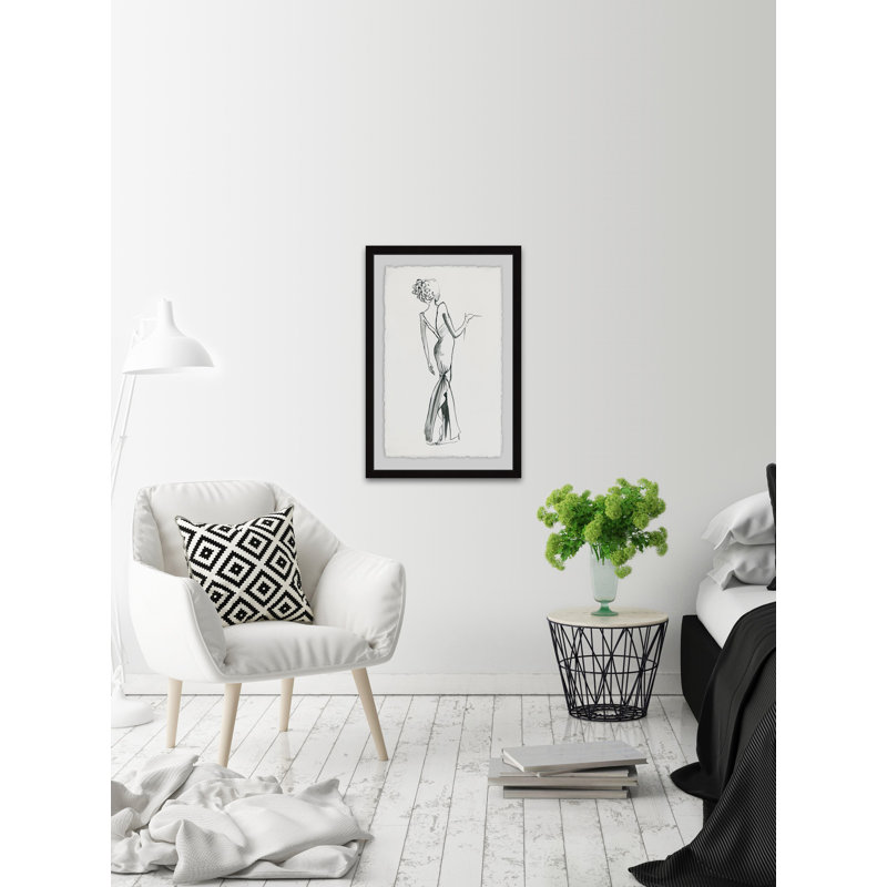 Demoiselle séduisante - impression de cadre photo, H 36 po x l 24 po