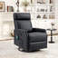 Petit fauteuil inclinable manuel pivotant de 24,8 po de largeur avec massage à 8 points et poche de rangement latérale (ensemble de 2)-745258406