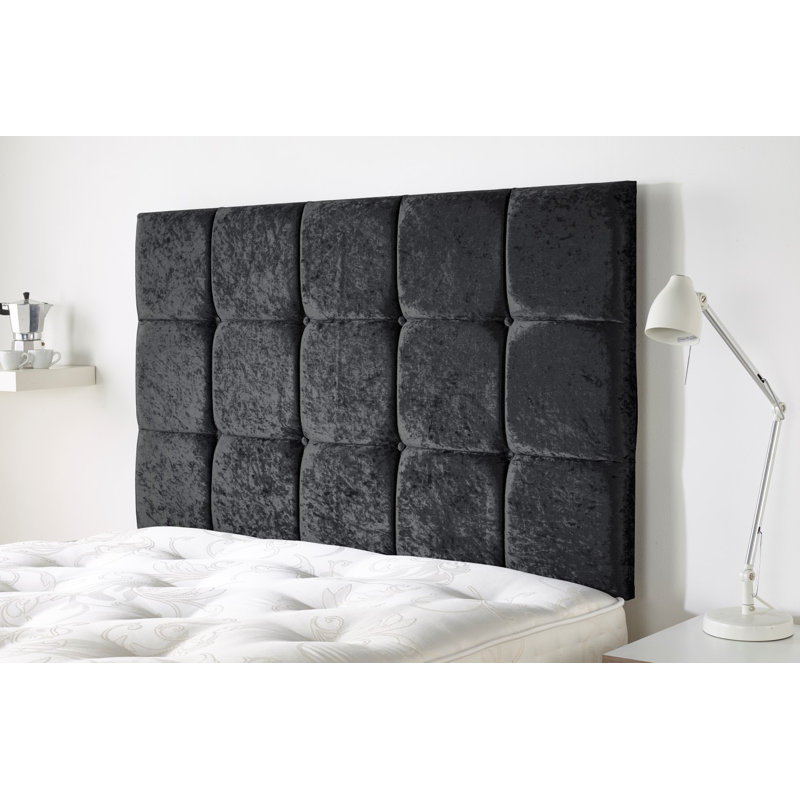 Upholstered Headboard, Super King (6'), Black