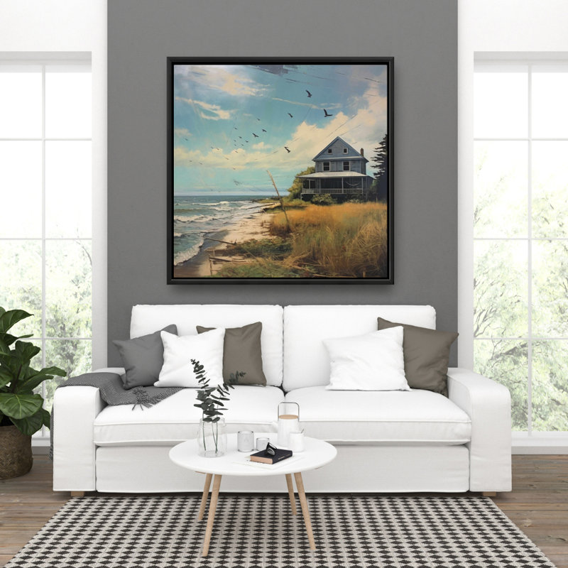 «Evening At The Beach» sur toile