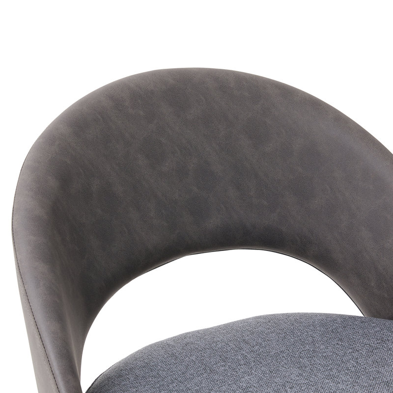 Tabouret de bar 29,72 po Cashan (ensemble de 2), Gris foncé