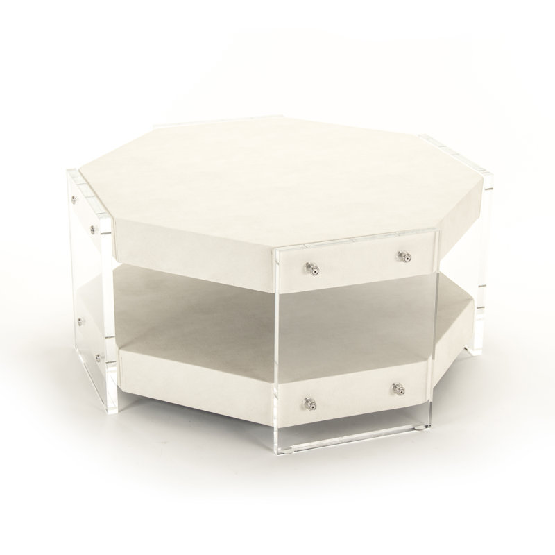 Acel Coffee Table, Cream