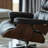 Real Leather lounge chair with Solid Wood-119218620
