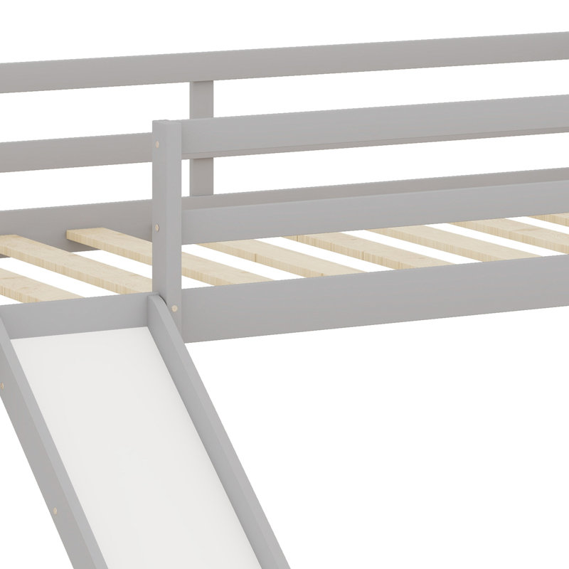 Multifunctional Loft Bed, Includes Slide, Gray