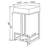 Ehrlich Upholstered Square Stool-1323378230-1292542903