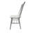 Elegant White 17 Inch Wide 36 Inch High Dining Chair with Contoured Seat Comfort-479582814