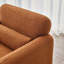 Canapé simple 34 po en tissu d'agneau polaire avec coussin de soutien-2074338422