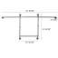 Niciah Iron Wall Mounted Clothing Racks