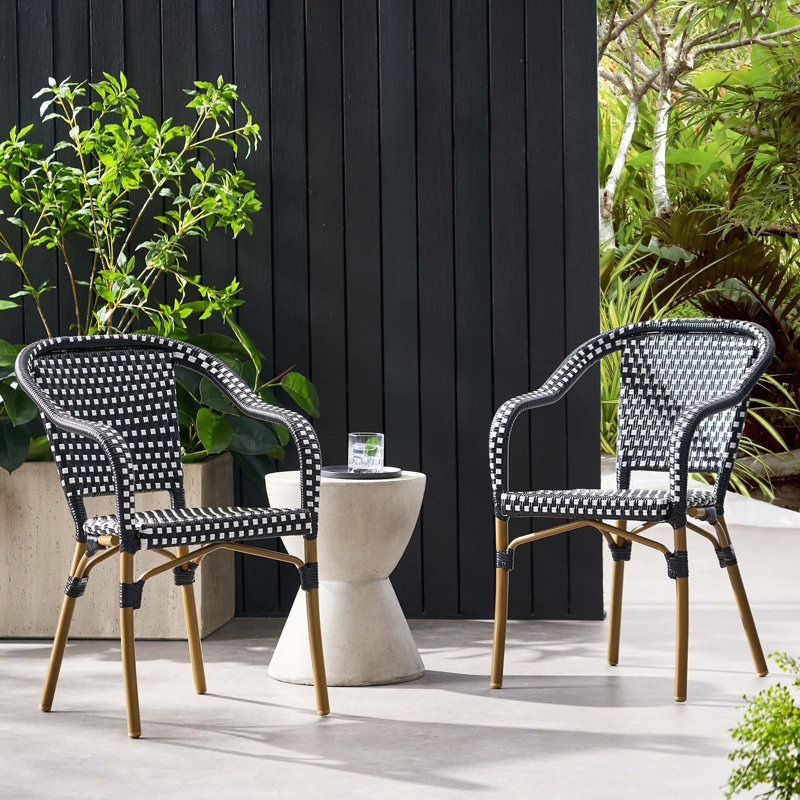Chaises de bistro 2 pièces