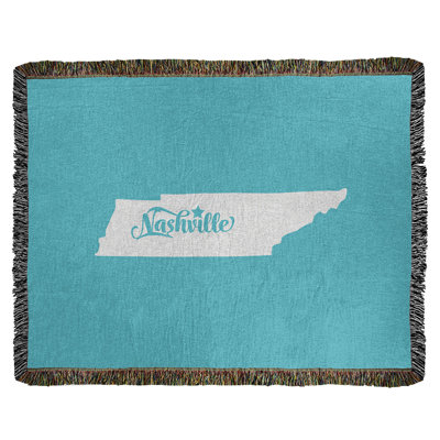 Jeté en coton tissé tennessee nashville