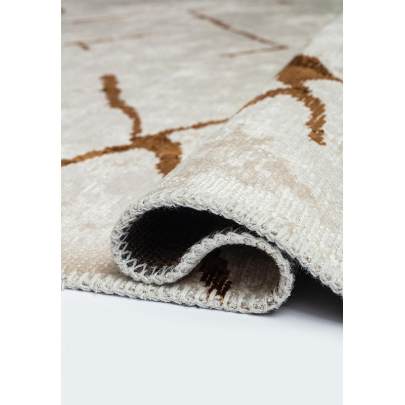 Rapture Abstract Area Rug, Rectangle 6'7" x 8'3"