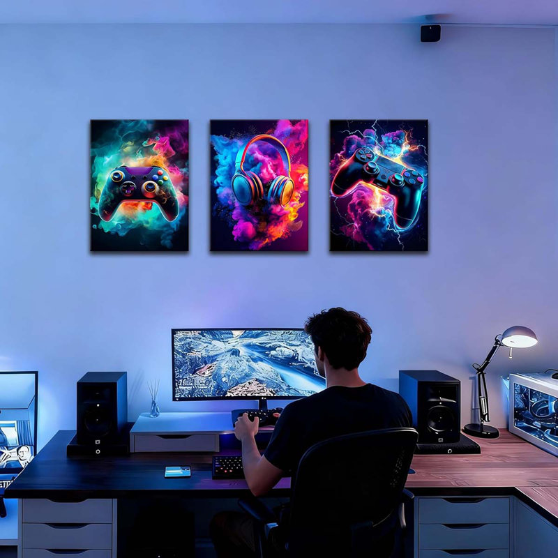 3 Piece Wrapped Canvas Print