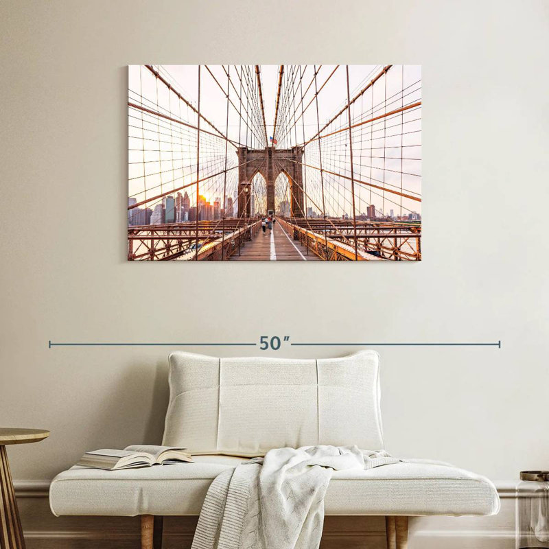 Lilie Brooklyn Bridge, Manhattan, H 26 po x l 39 po