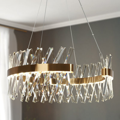 Lustre 2 lumières DEL Josse