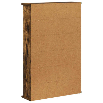  CD Cabinet Engineered Wood Media Storage Solution Modern Furniture Home