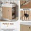 Meuble-lavabo flottant 21,6 po avec lavabo en céramique-521602919