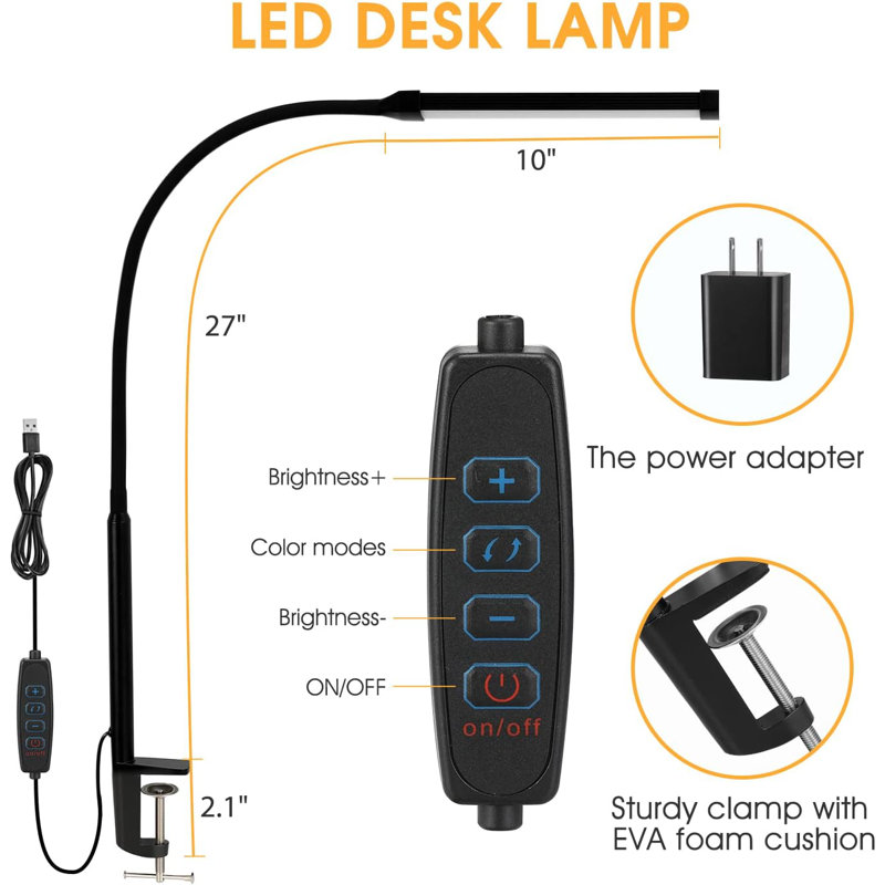 Yessenia Adjustable Desk Lamp