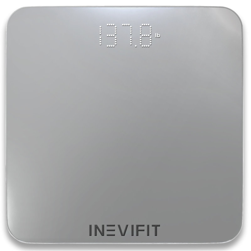 Silver Large Digital Smart Body Analysis Bathroom Scale