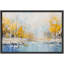 Forêt abstraite «Golden Reflections Autumnal Waterfront» sur-99142412-99142413