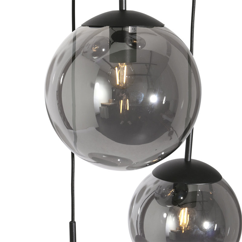 Trent 5 - Light Black Cluster Pendant