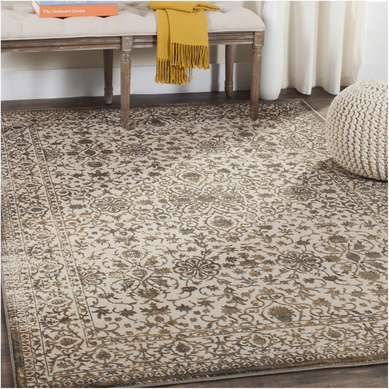 Tapis floral Tuthill Performance, Rectangle 6 pi 7 po x 9 pi 2 po