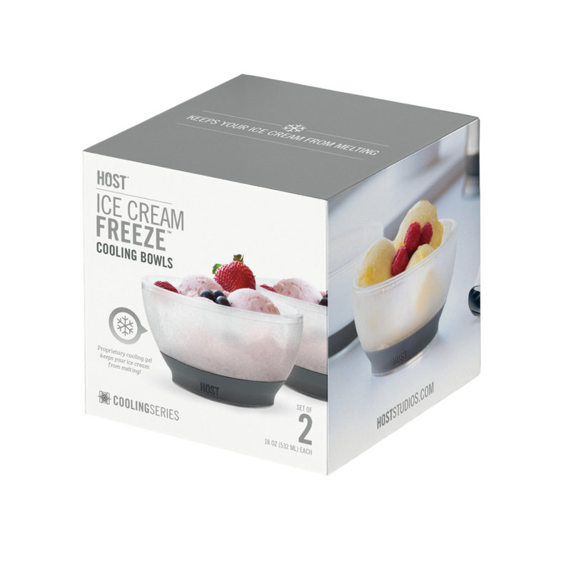 Ensemble de 2 bols de refroidissement Ice Cream