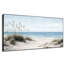 Très grand art mural imprimé sur tissu - décor de chambre à coucher de bord de mer bleu bord de mer - "Assemblage requis (cadre non fini)"-130842095