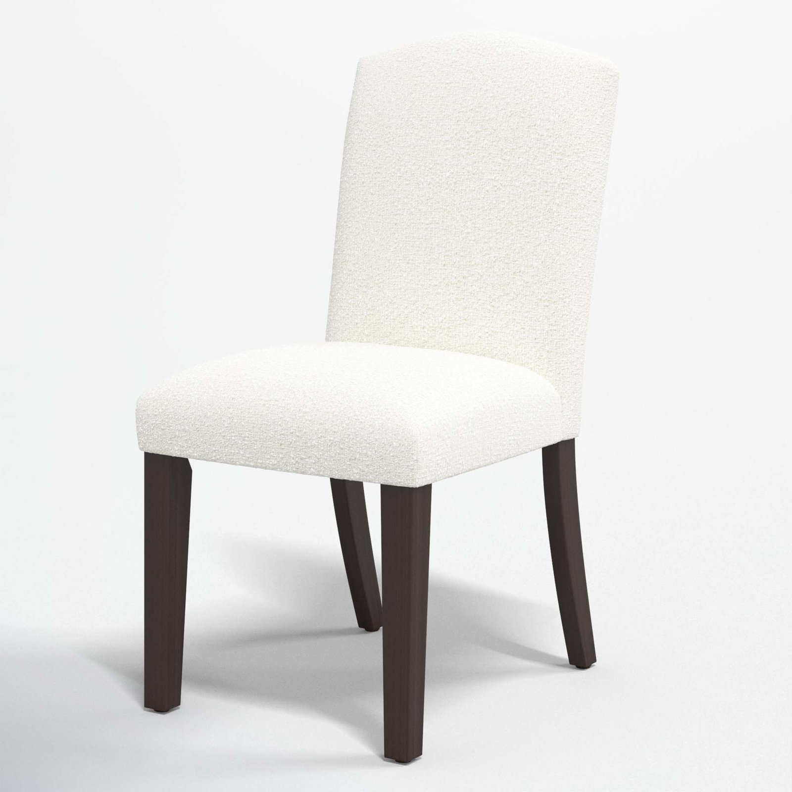 Estrela Dining Chair, Classic Snow Boucle, Espresso