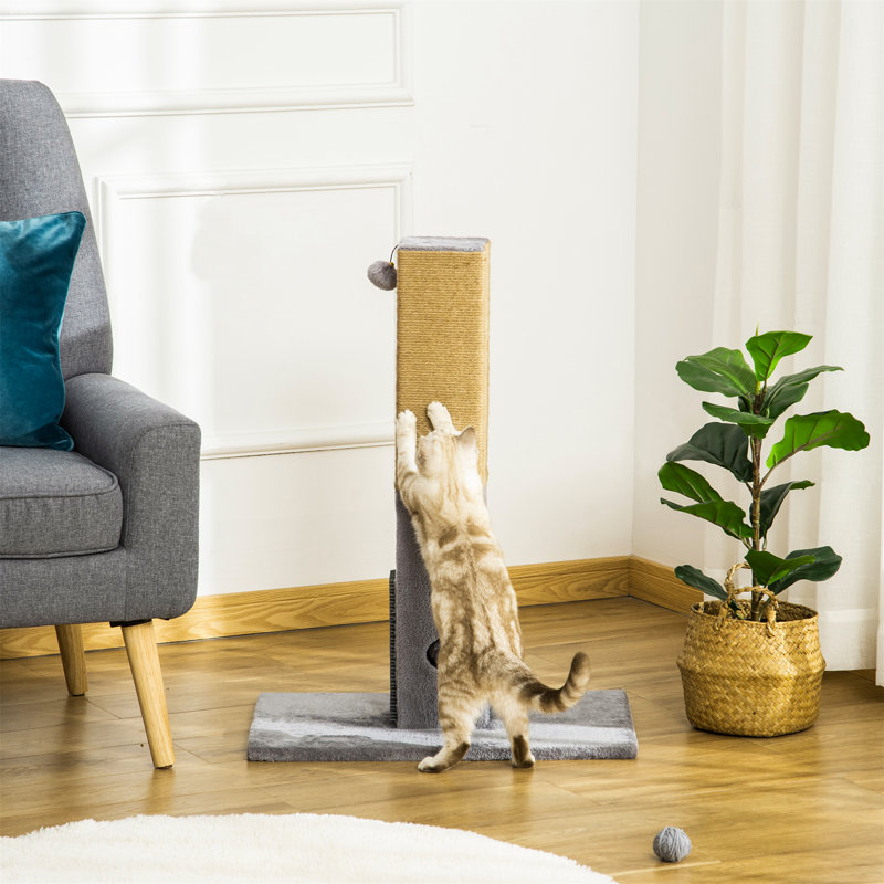 Latonya Scratching Post, Gray