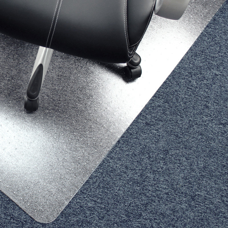 Advantagemat® PVC Chair Mat for Carpets up to 6mm, 116 cm W x 150 cm D, Not Included
