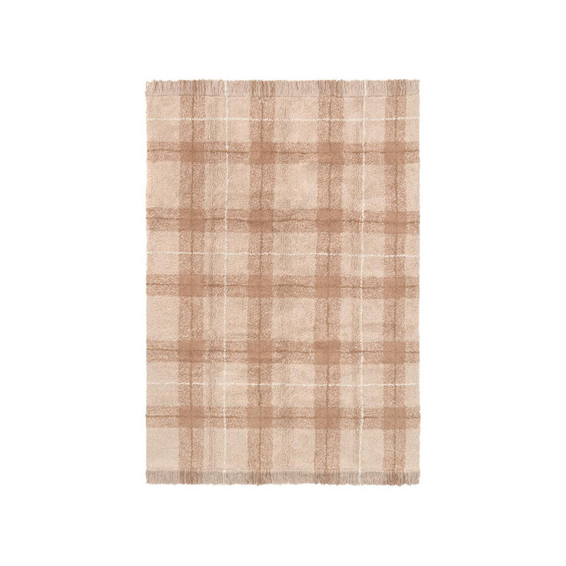 Washable Rug Tartan, Rectangle 4'7" x 6'3"
