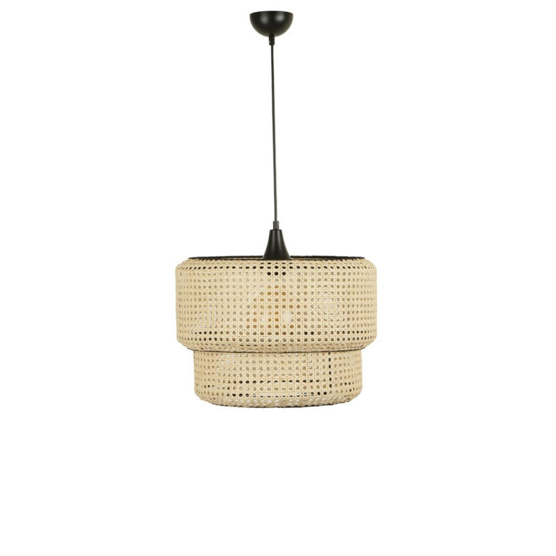 Marlotta 1 - Light Drum Pendant, Beige