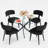 Round Glass Dining Table Sets-712364926